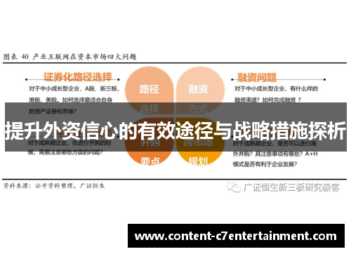 提升外资信心的有效途径与战略措施探析