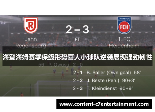 海登海姆赛季保级形势喜人小球队逆袭展现强劲韧性